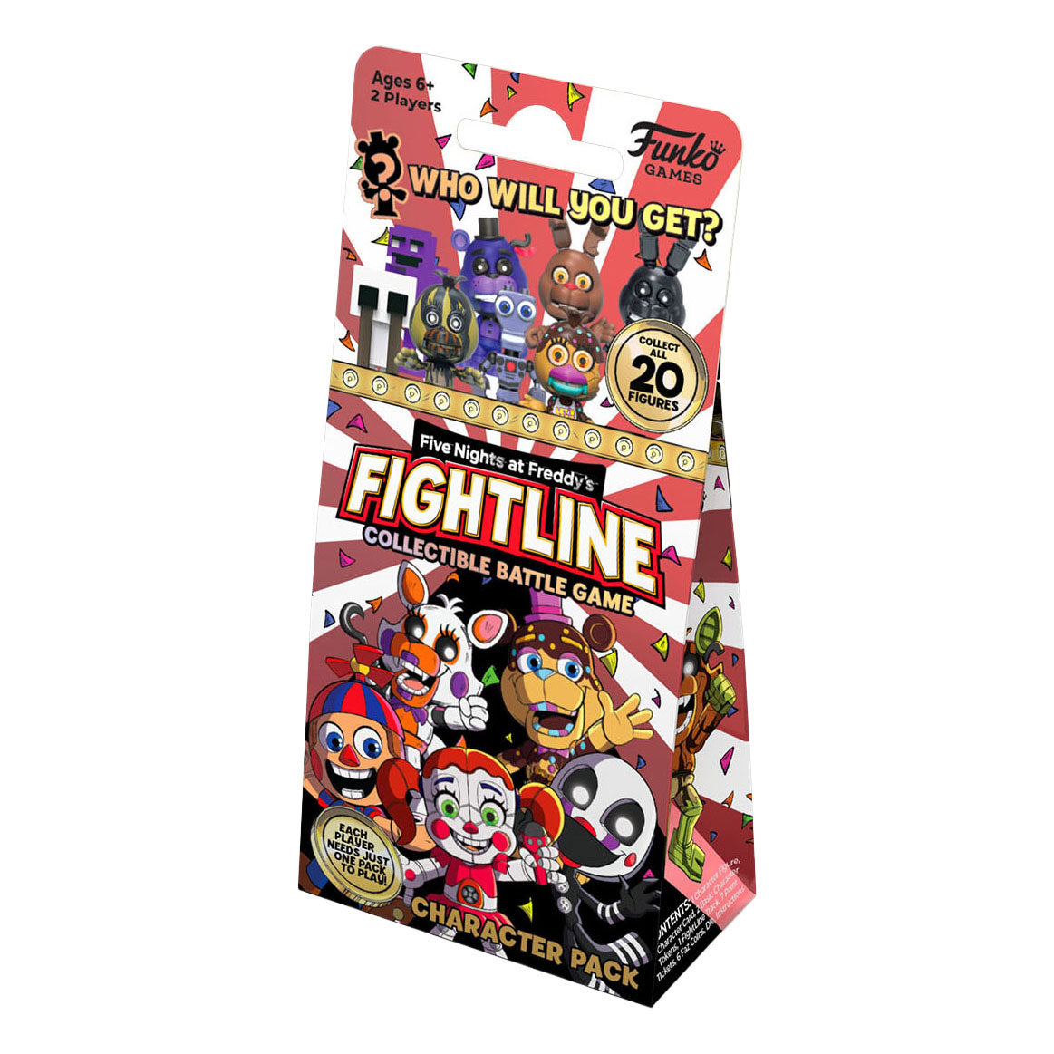 Goliath Funko cinq nuits au jeu de cartes Fightline S1 de Freddy