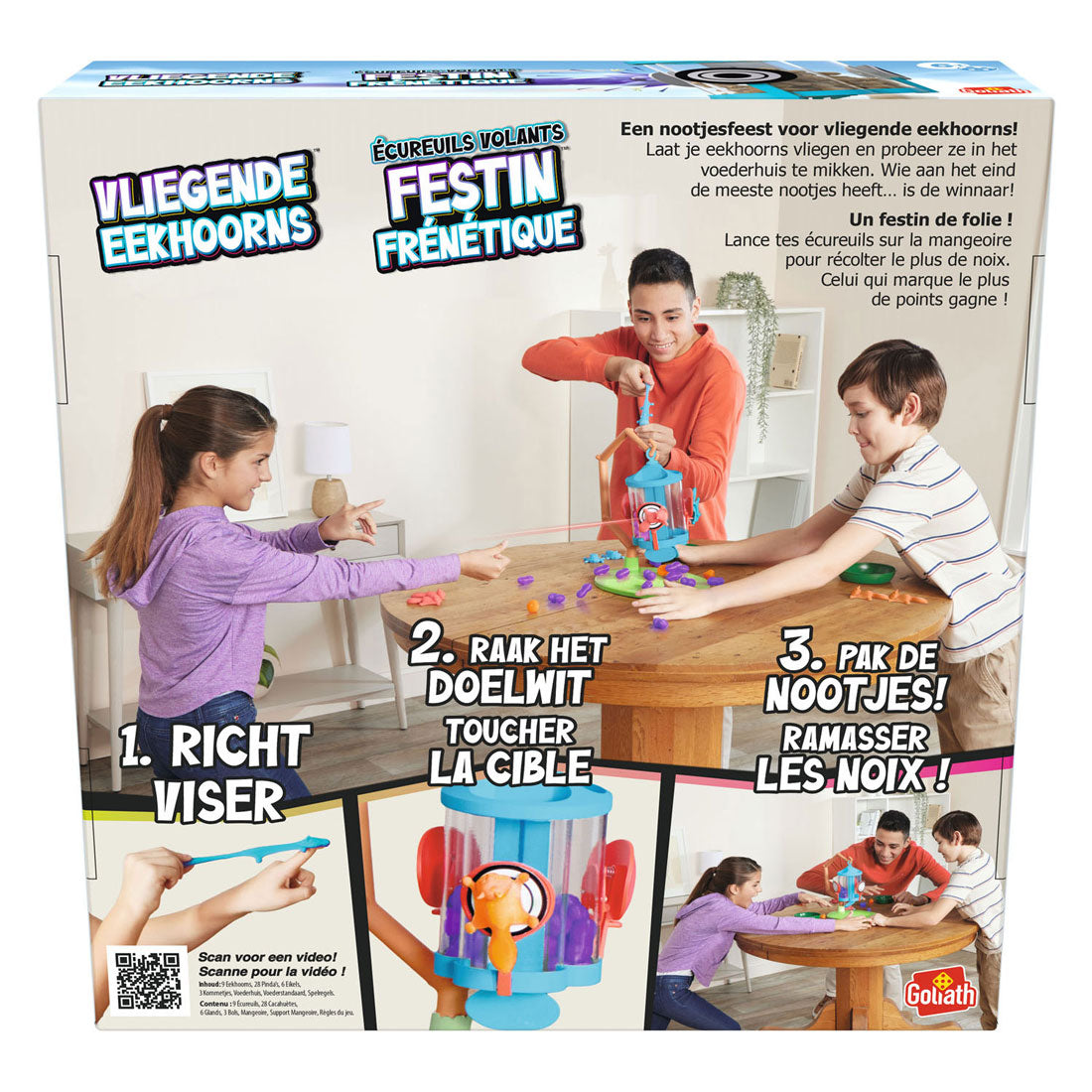 Jeu d'écureuils volants