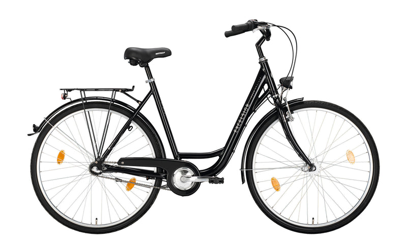 Vélo de ville Excelsior road cruiser alu nd (#1) vélo excels.road cruiser alu nd 28 55 3sp cb noir