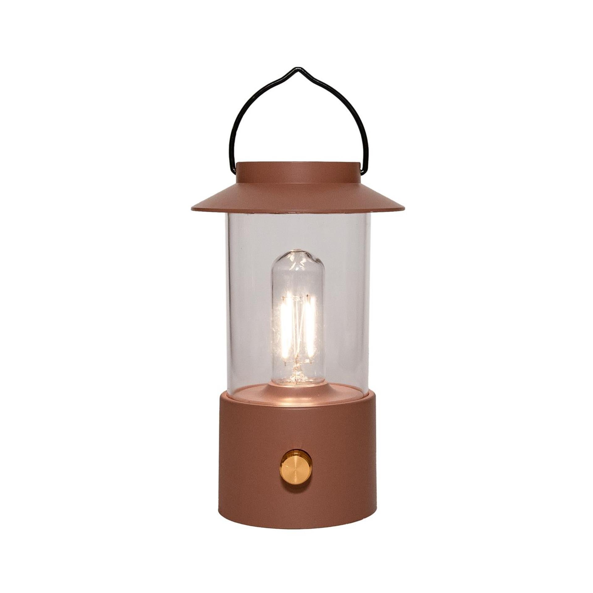 Anna's collection lanterne rechargeable dimmable terra 24x9cm