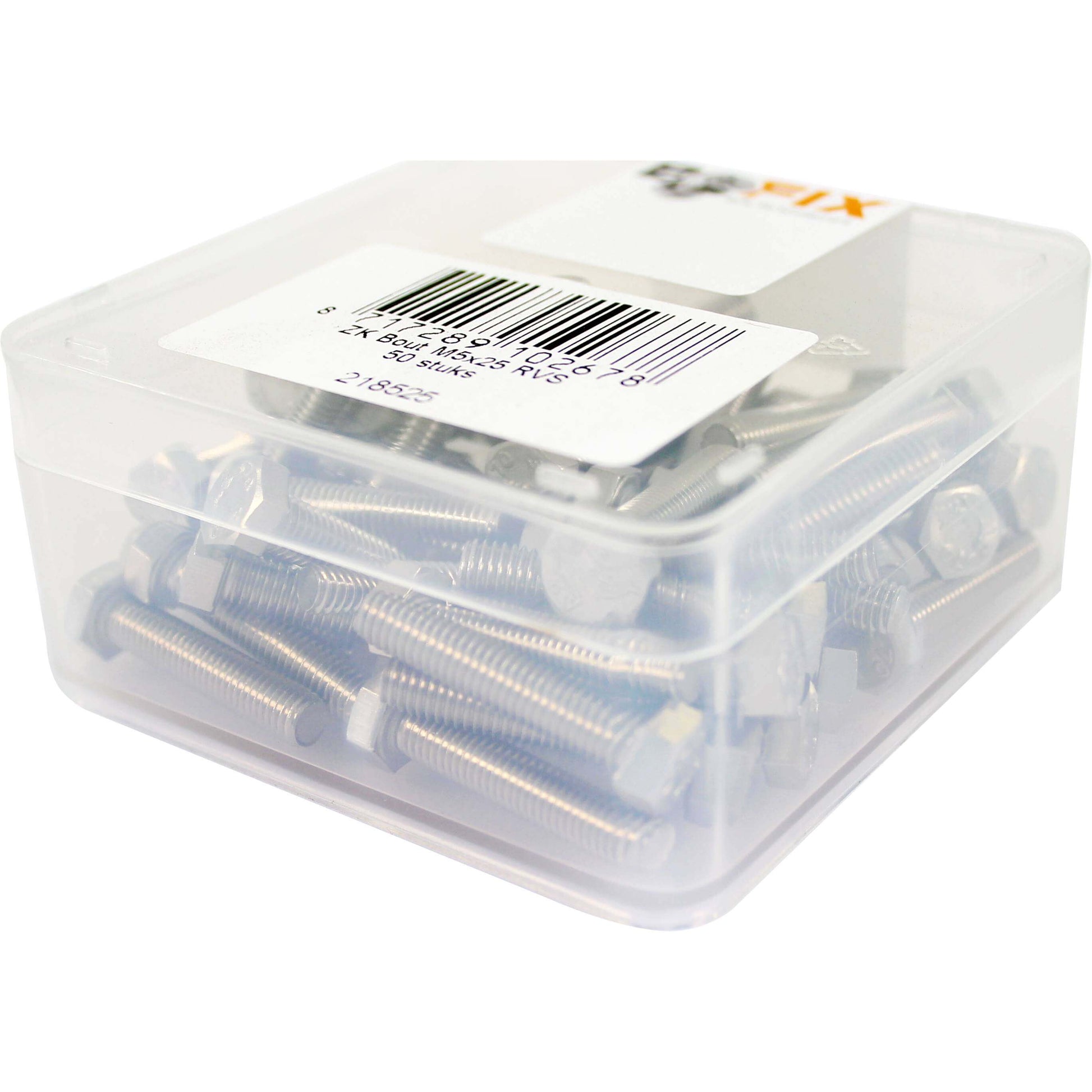 Bofix FIXX-MEER boulons hexagonaux M5x25 50 pièces, acier inoxydable