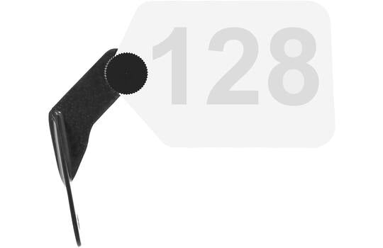 Trivio - support de plaque de cadre en carbone