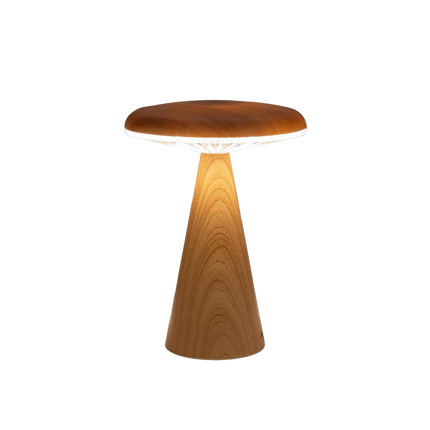 Lampe de table Anna's collection rechargeable USB bambou 20x12cm