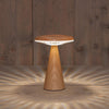 Lampe de table Anna's collection rechargeable USB bambou 20x12cm