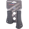 Les poignées Ergo Venti bord - 22 mm - caoutchouc - 125 + 92 mm - 119g - noir