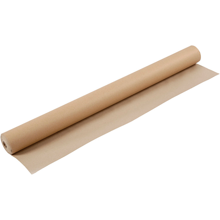 Papier kraft Creativ company en rouleau, l: 96 cm, 130 gr, marron, 30 m 1 rouleau