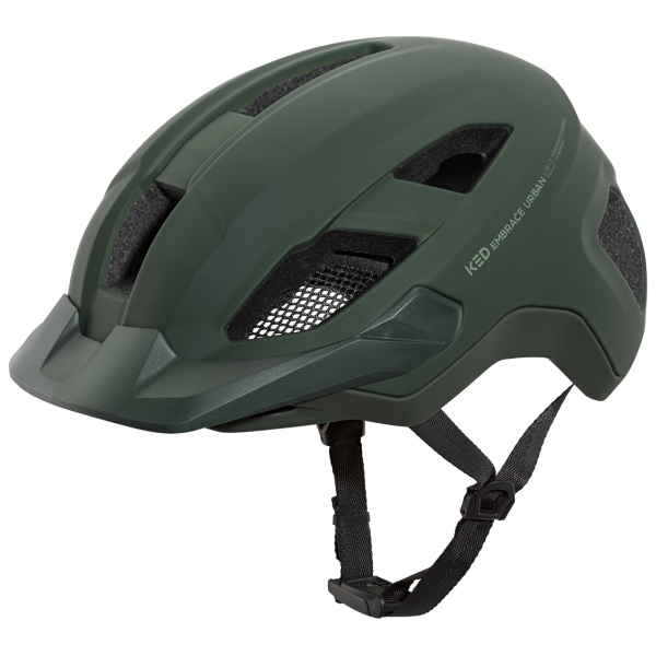 Ked casque de vélo embrasse urbain - l (58-62 cm) - vert foncé
