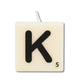 Paperdreams bougie lettre k, 4 pcs.