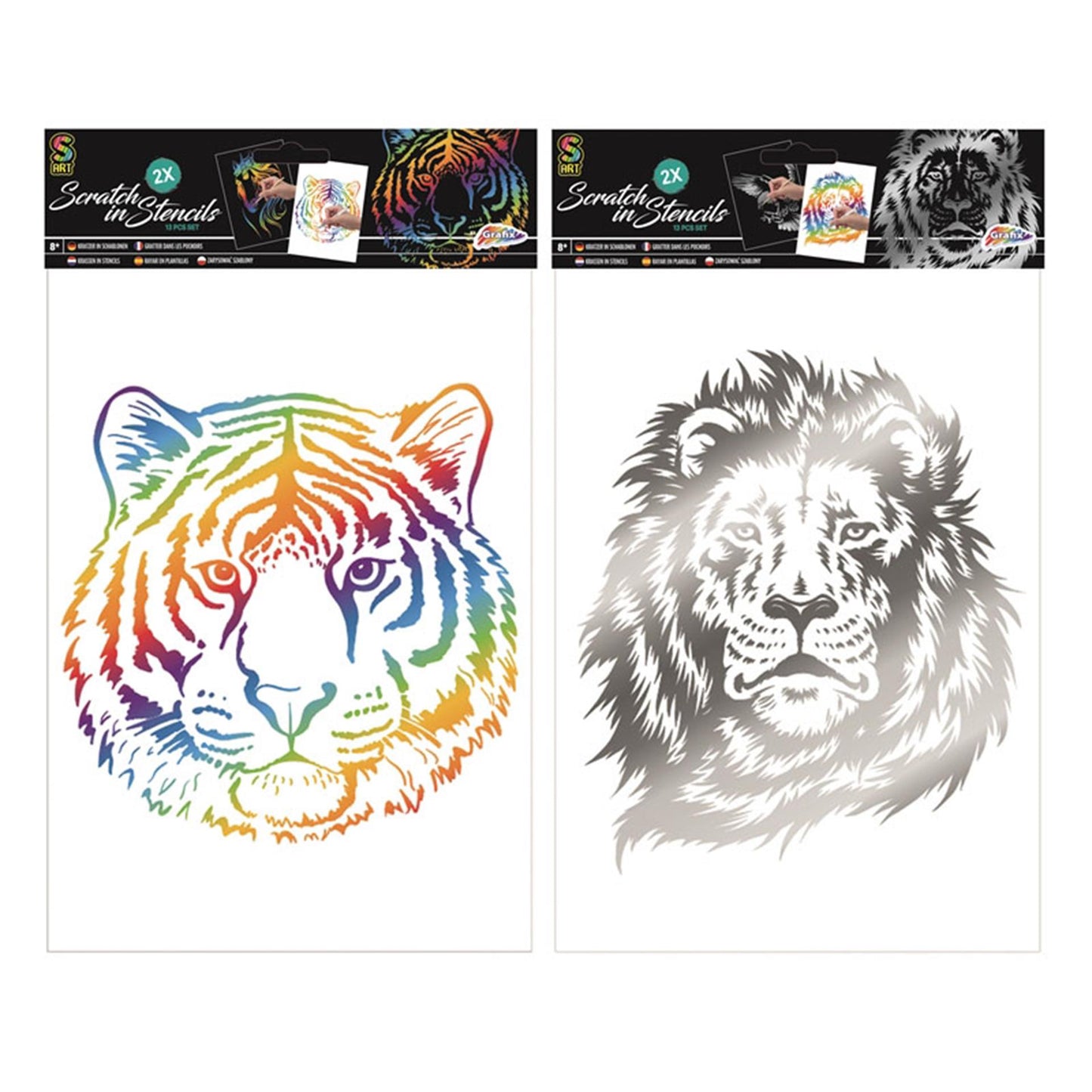 Scratch Set Regenboog - Tiger Unicorn