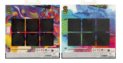 Cartes à gratter, 6e. - Mandala