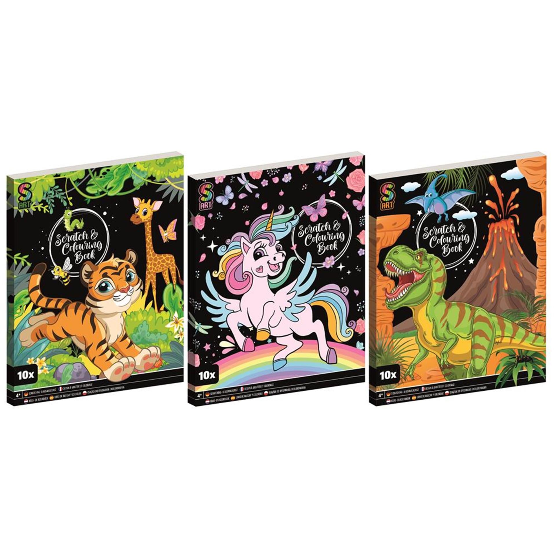 Grafix scratch couleur 10 pages 26x21cm