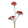 Decoris branche artificielle branche de baies mousse h50cm