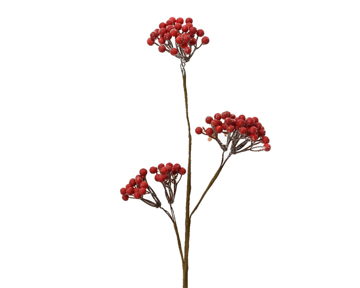 Decoris branche artificielle branche de baies mousse h50cm