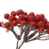 Decoris branche artificielle branche de baies mousse h50cm
