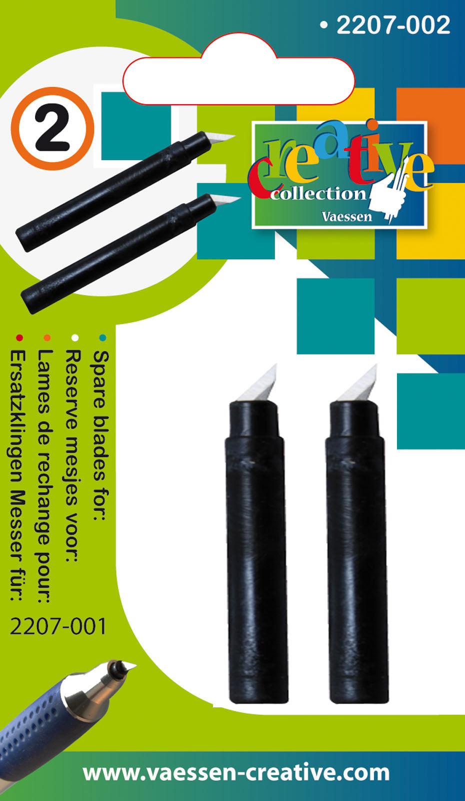 Vaessen creative • lames de rechange hobby lame rotative 2 pièces