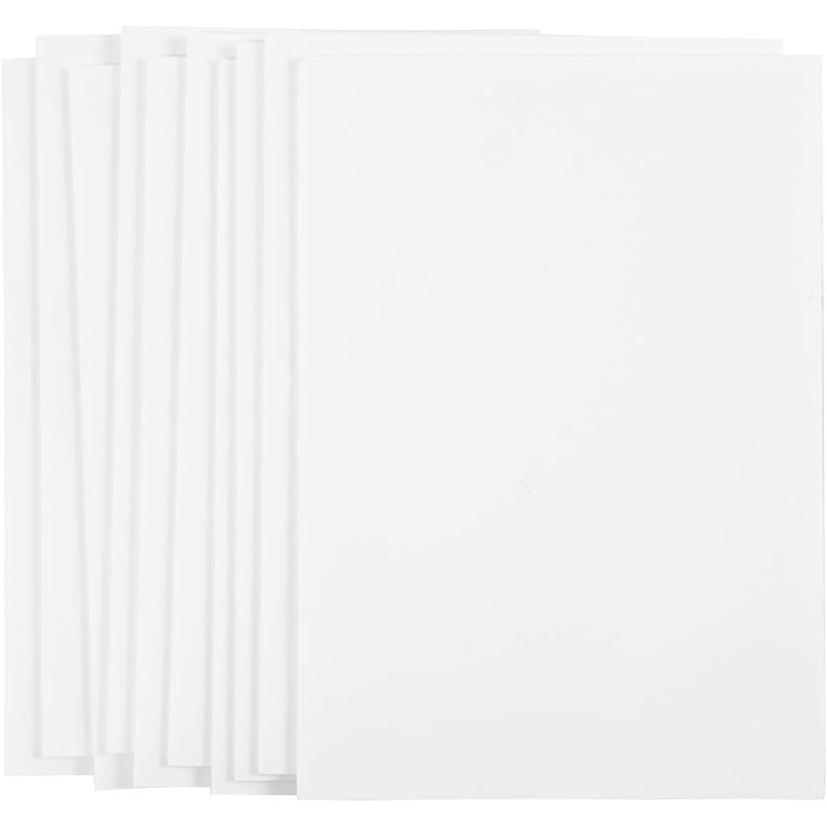 Carton mousse Creativ company, a4, feuille 210x297 mm, épaisseur 3 mm, blanc, 10 feuilles 1 boîte