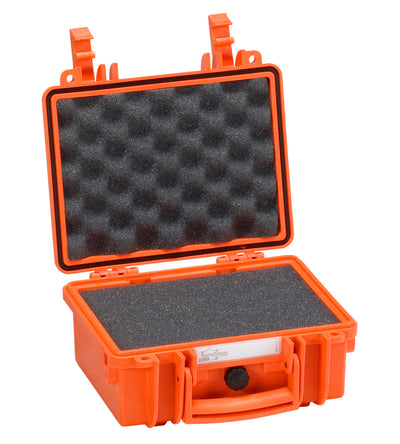 Études d'explorateur 2209 Suitcase Orange avec mousse de touffe