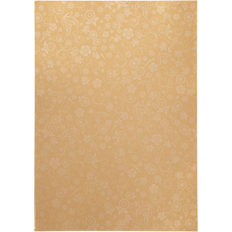 Papier d'entreprise Creativ, a4, feuille 210x297 mm, 80 gr, or, 20 feuilles 1 boîte