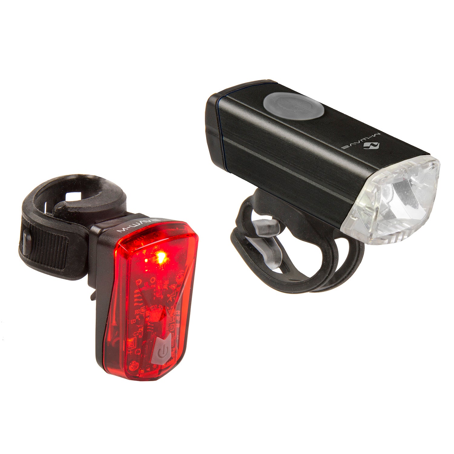 Ensemble d'éclairage à batterie rechargeable M-wave Atlas 20 USB
