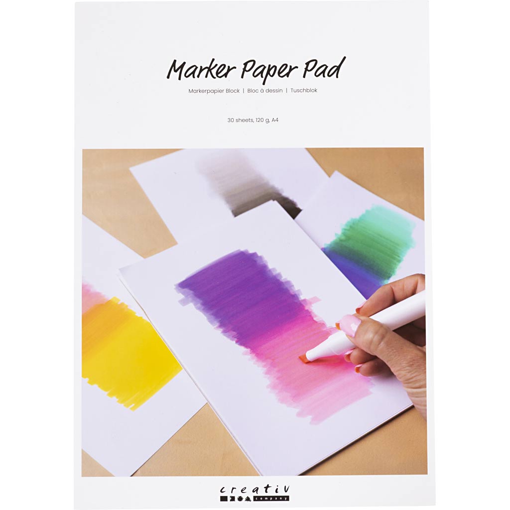 Bloc de papier de la société Creativ pour étouffer A4, 30 firls