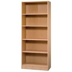 Bibliothèque niceday future en panneaux de particules mélaminés 800x400x2004mm hêtre