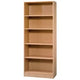 Bibliothèque niceday future en panneaux de particules mélaminés 800x400x2004mm hêtre