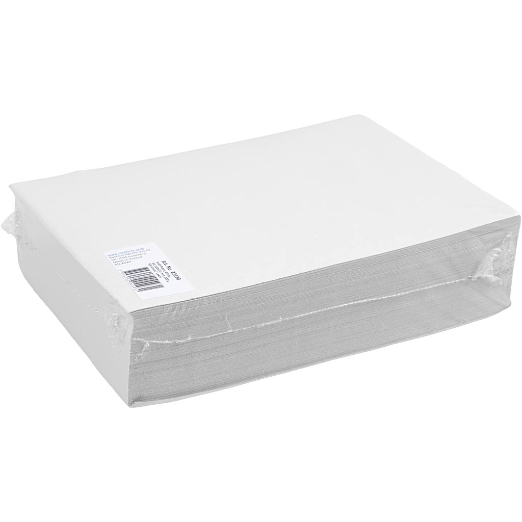 Papier kraft Creativ company, a4, feuille 210x297 mm, 100 gr, blanc, 500 feuilles 1 boîte