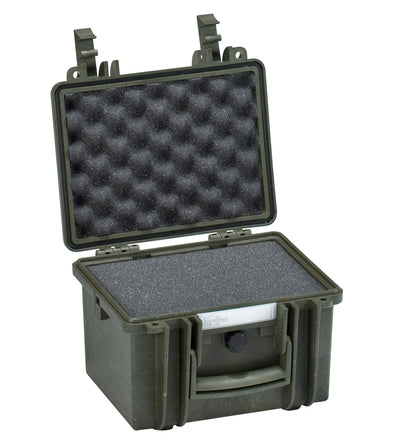 Explorer Cases 2214 Valise Verte avec mousse Pluck