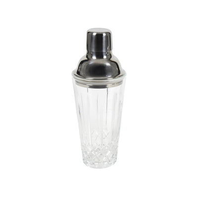 Shaker à cocktail verre diamant 22x8,5cm