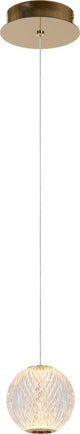 Lucide cintra - suspension - ø 14 cm - LED - 1x5,7w 2700k - transparent