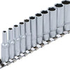 Jeu de douilles hexagonales Bgs technic, profondes 1 4 af 4 - 13 mm 11 pcs.