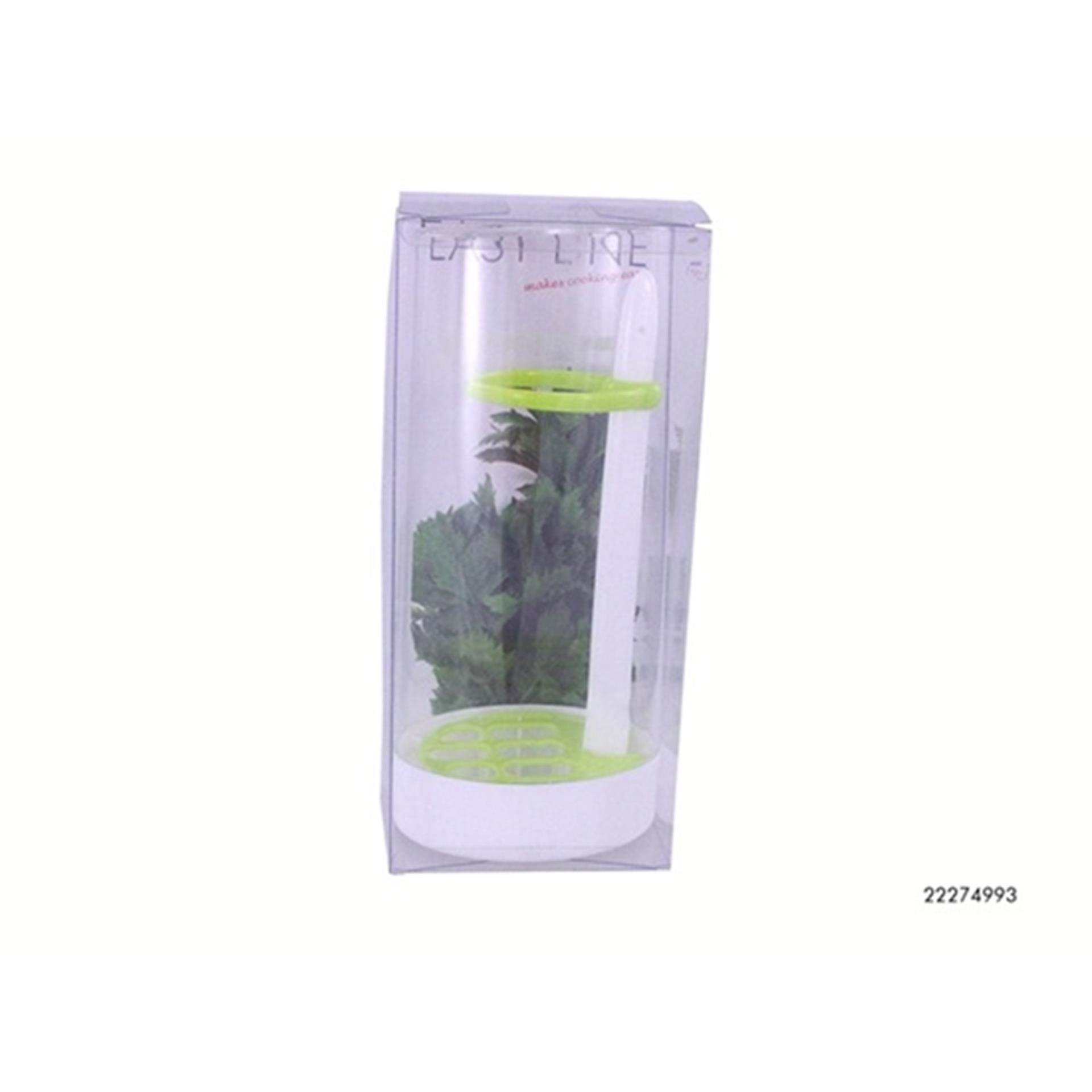 Porte-épices ustensiles de cuisine vert dia 8,5cm - h25cm
