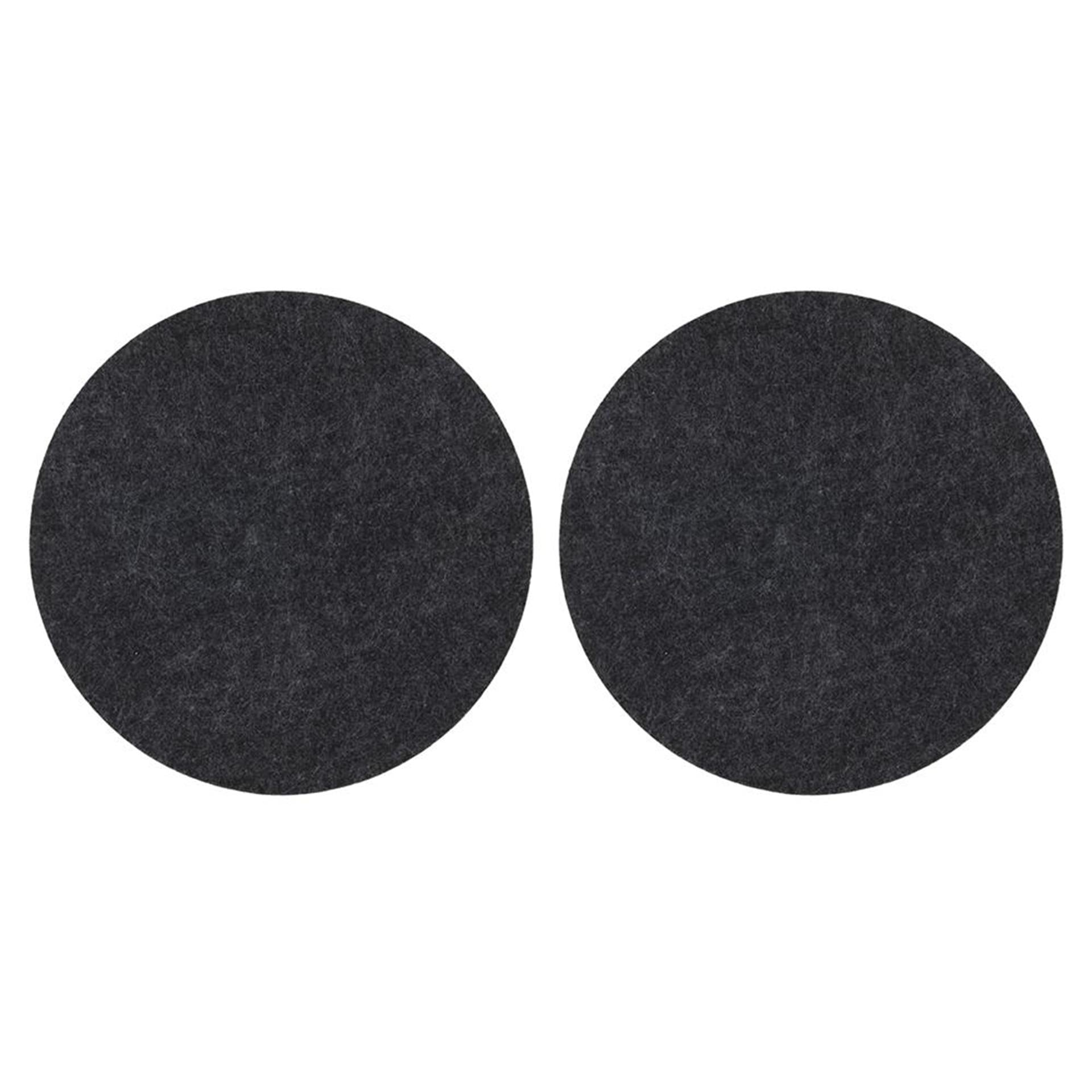 Coaster 2 pièces sentait environ 20 cm de noir