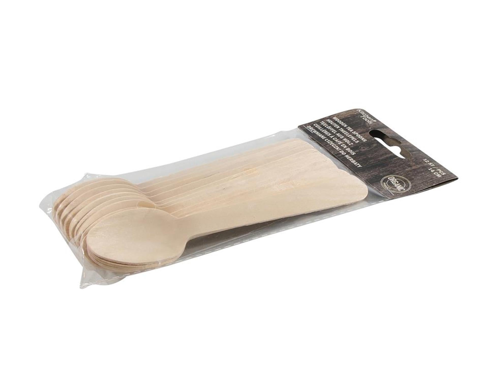 Ustensiles de cuisine cuillère à café en bois paquet de 12 pièces