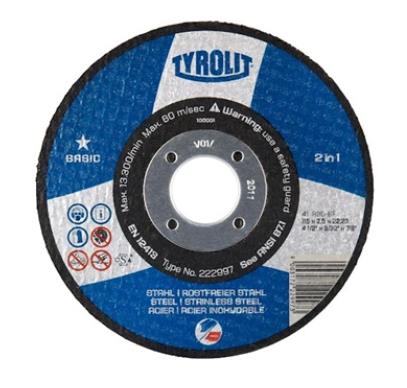 Tyrolit dss 178x3.0mm a30q-bf basique acier inoxydable | 25 pièces