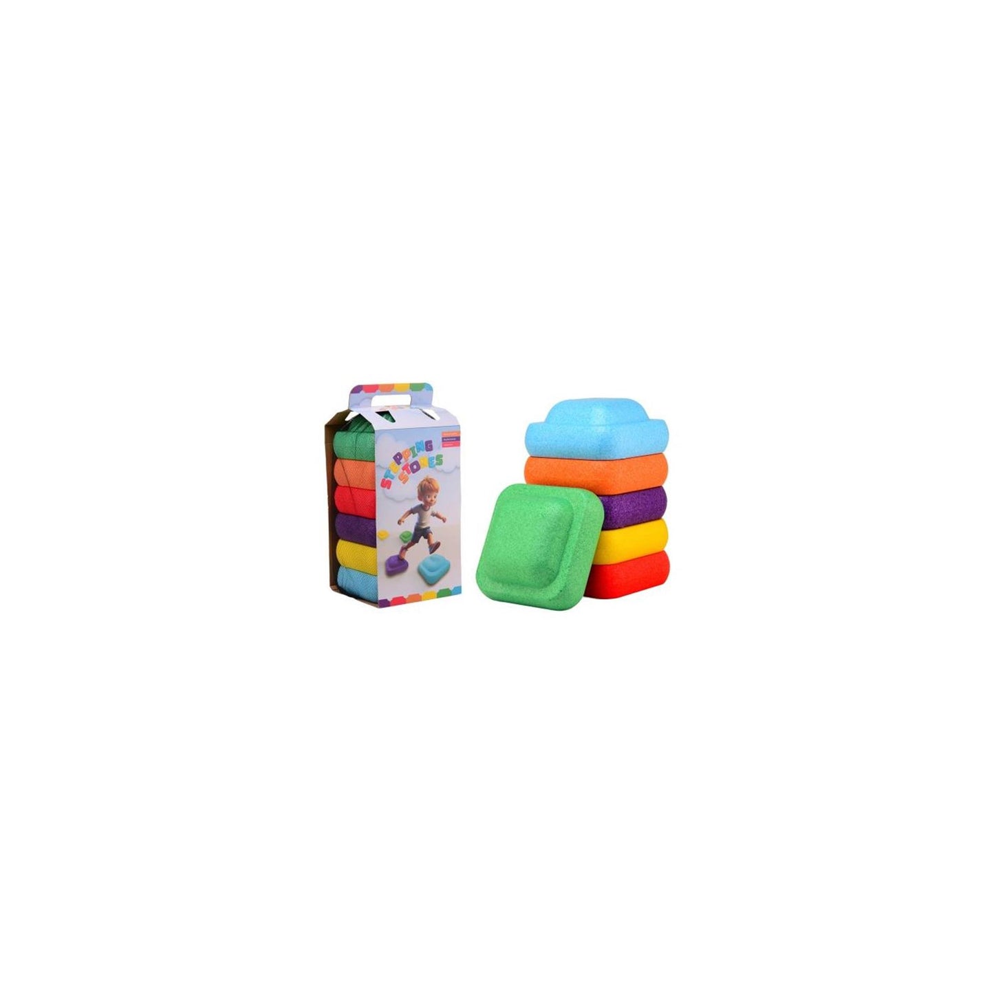 JOHNTOY Step Stone mousse, ensemble de 6
