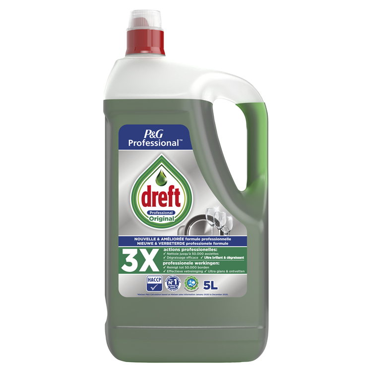 Dreft 1069324 - vaisselle originale prof 5l | 2 pièces