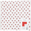 Papier design Vivi Gade, cristaux de glace coeurs, feuille 30,5x30,5 cm, 180 gr, 3 feuilles 1 boîte