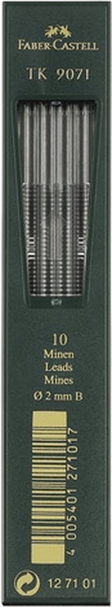 Mines de crayon Faber-Castell TK9071 2,0mm 4h boîte de 5 pièces