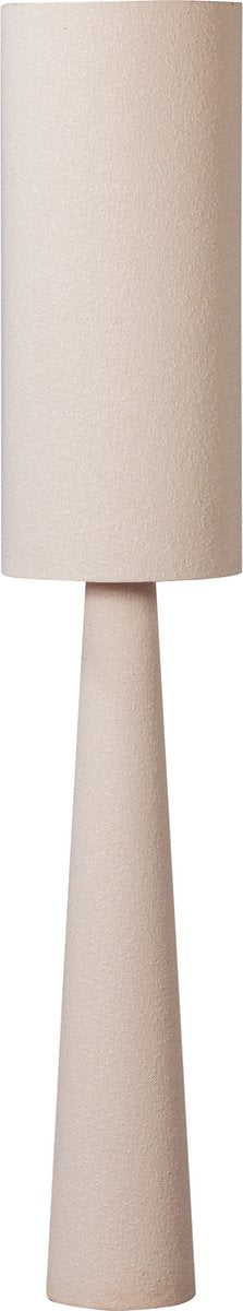 Lampadaire Woood loft - métal bouclé - naturel - 187xø35 cm