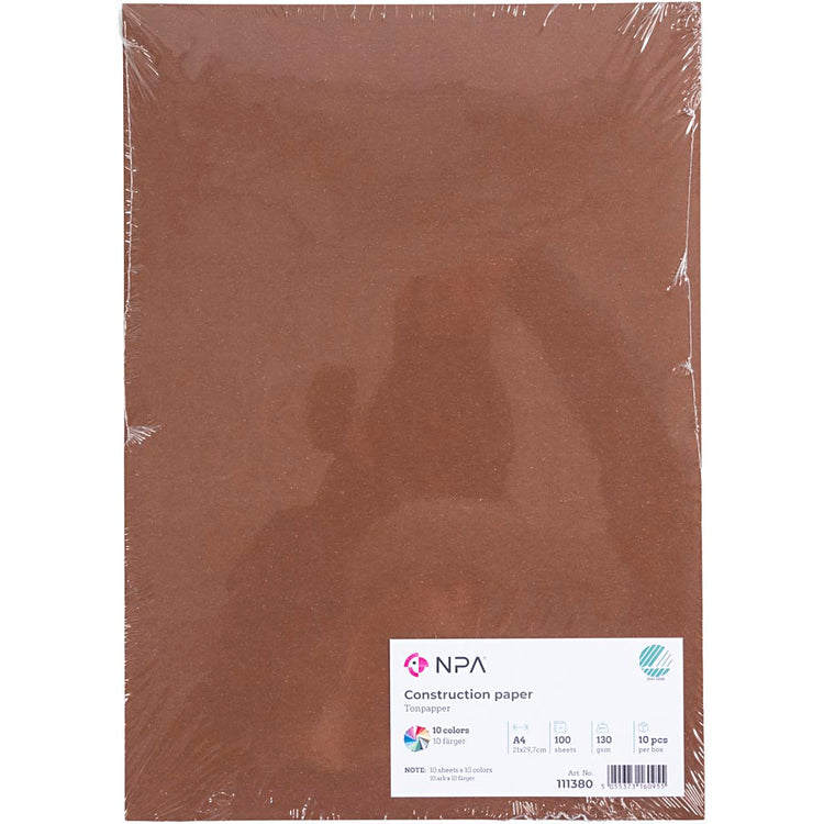 Creativ Company Paper Creative, AFM A4, 120 GR, différentes couleurs, 100 feuilles 1 boîte