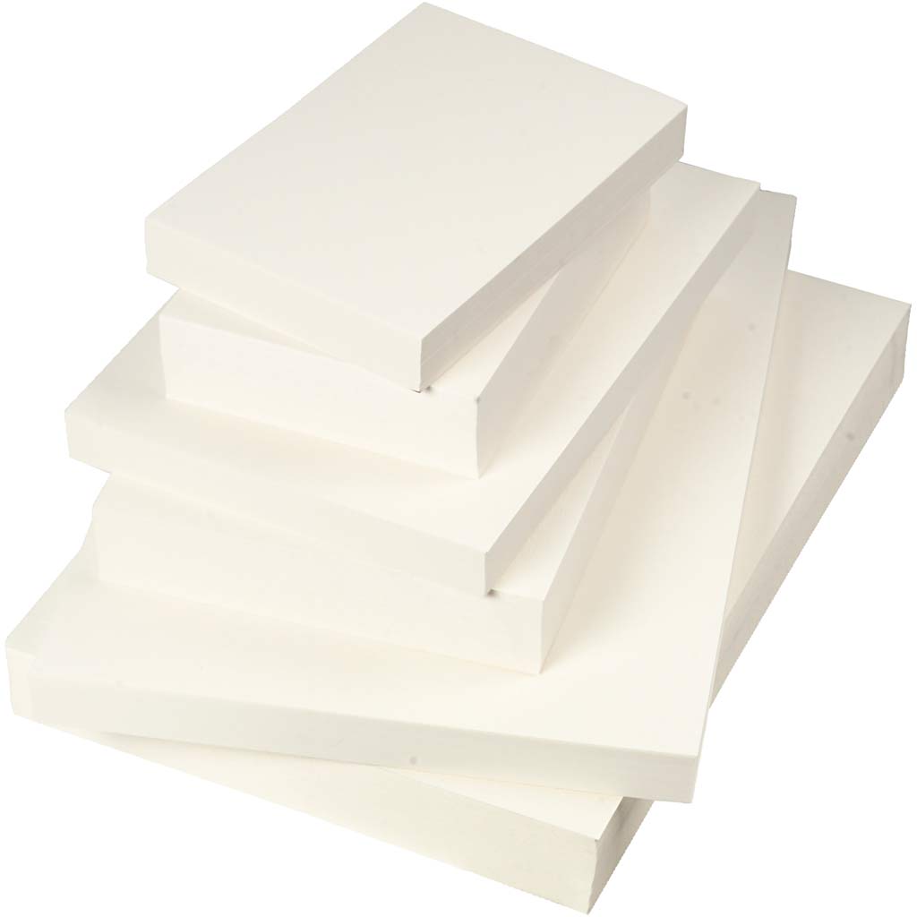Papier aquarelle, a3,a4,a5, 200+300 gr, blanc, 6x100 feuilles 1 boîte