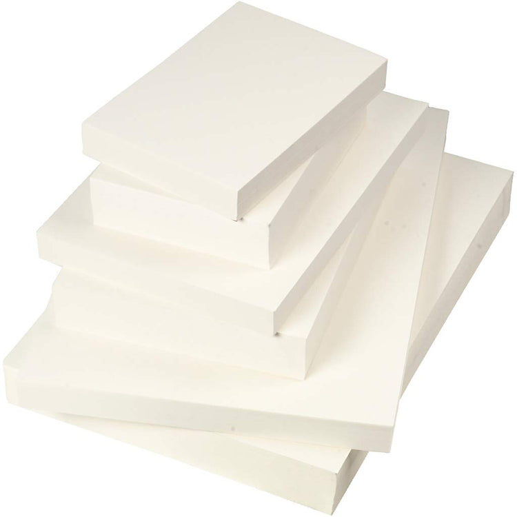 Papier aquarelle, a3,a4,a5, 200+300 gr, blanc, 6x100 feuilles 1 boîte