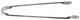 Rod de satlate 28sp pad gris 6 mm