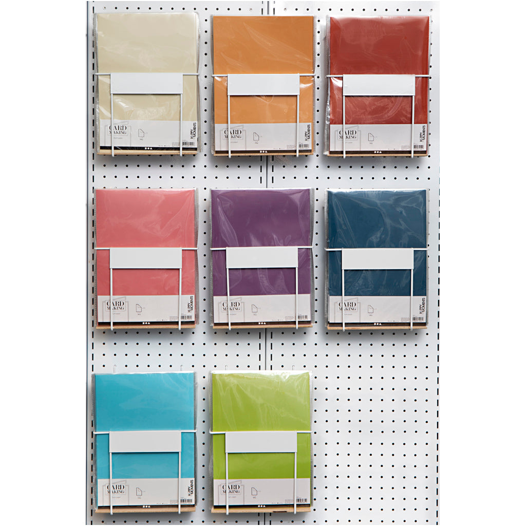 Papier vélin Creativ company, a4, feuille 210x297 mm, 100 gr, différentes couleurs, boîte 8x10 1 boîte