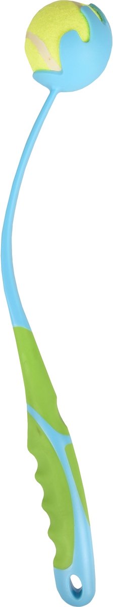 Bâton de lancer Flamingo Spector avec balle bleu vert 47cm