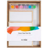 Creativ company ensemble de panneaux de toile, colorés, 1 boîte