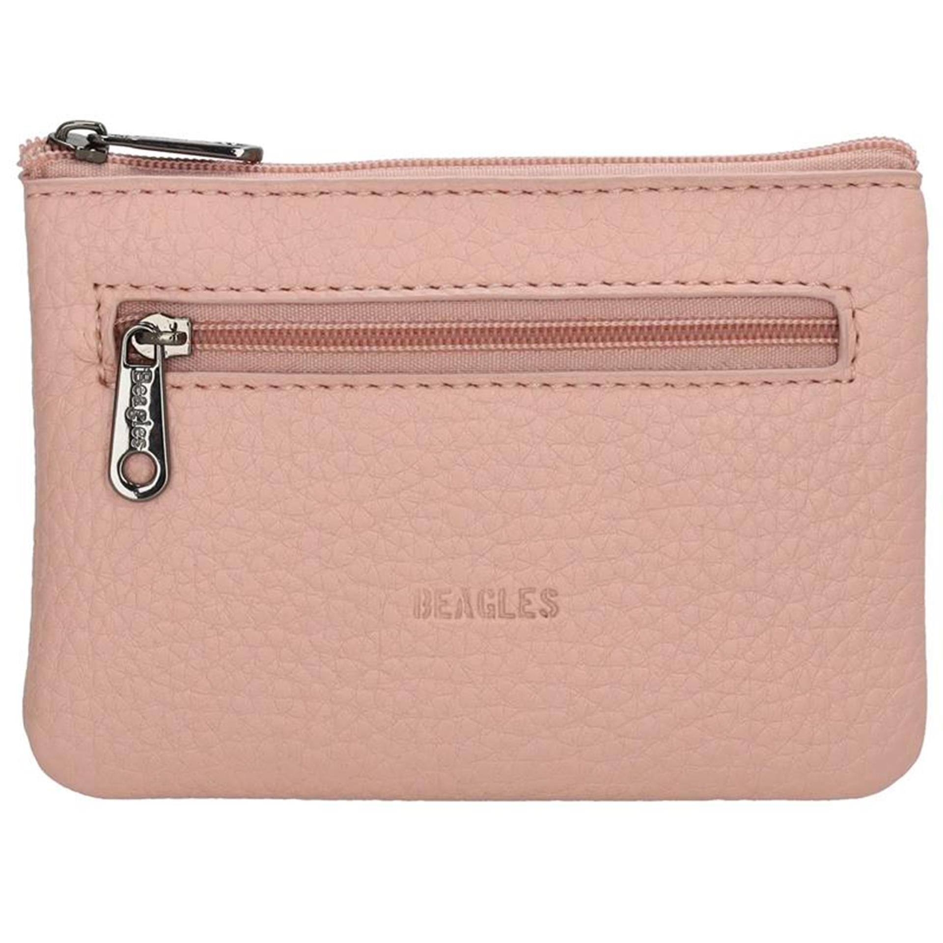 Beagles lizaso portefeuille rose 12.5x9x1cm