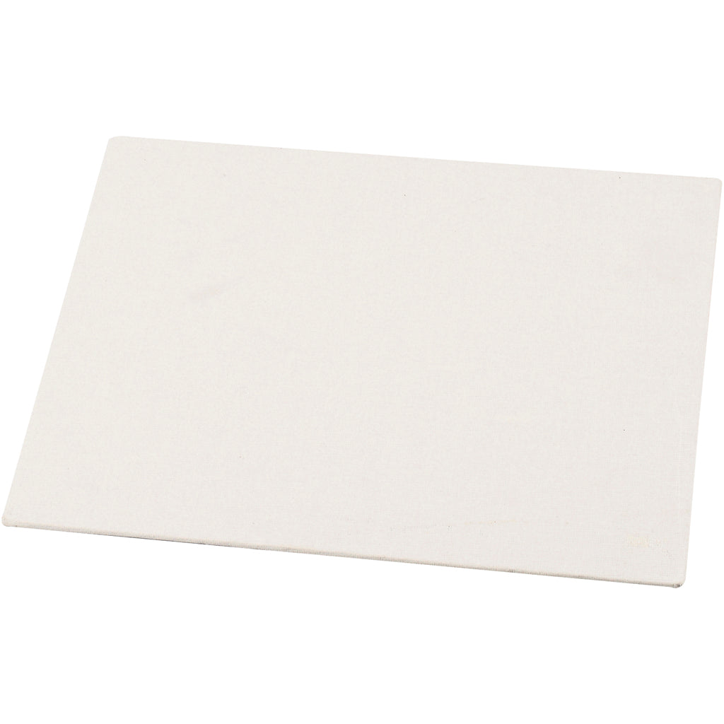Panneau de toile Creativ company, a4, format 21x29,7 cm, épaisseur 3 mm, 280 gr, blanc, 1 pièce