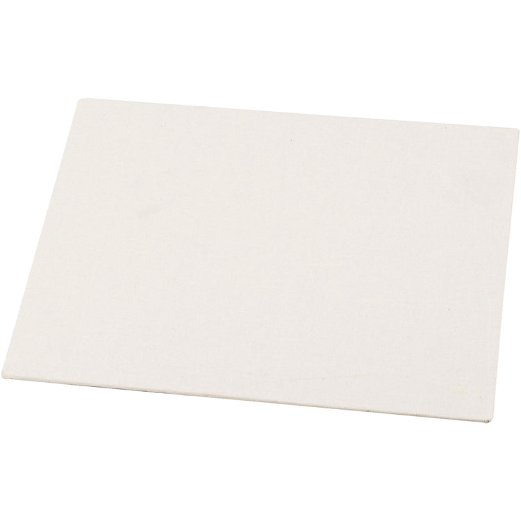 Panneau de toile Creativ company, a4, format 21x29,7 cm, épaisseur 3 mm, 280 gr, blanc, 1 pièce